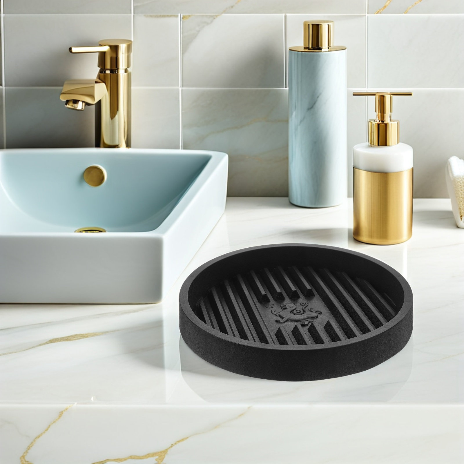 Zwarte toiletzuigerhouder van  - Plunger Toilet recensie en prijs