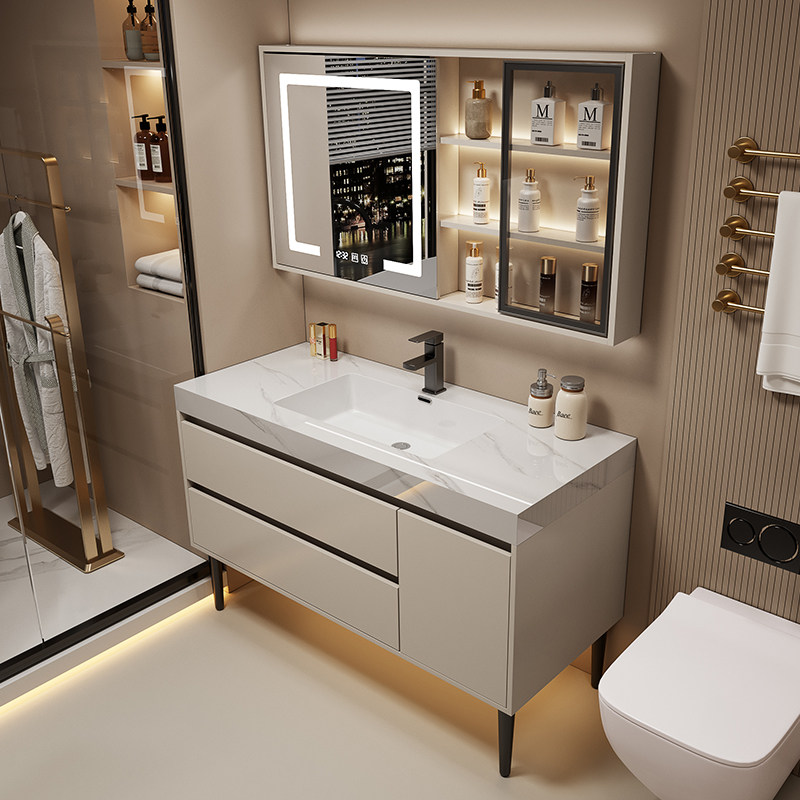 Boven de spiegel Badkamerkast  - Home Bathroom Vanity Combo recensie en prijs
