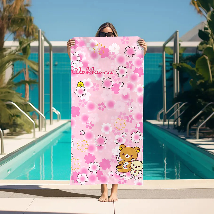 Grote badhanddoek Rilakkuma st - Home Bathroom With Sauna recensie en prijs