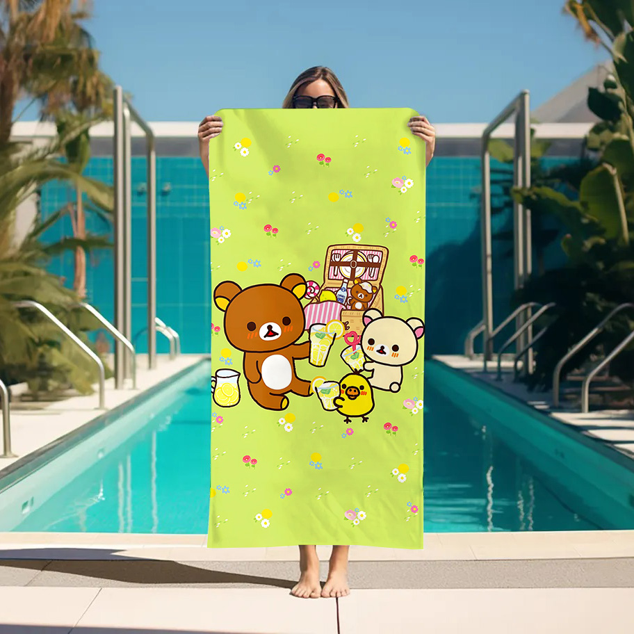 Grote badhanddoek Rilakkuma st - Home Bathroom With Sauna recensie en prijs