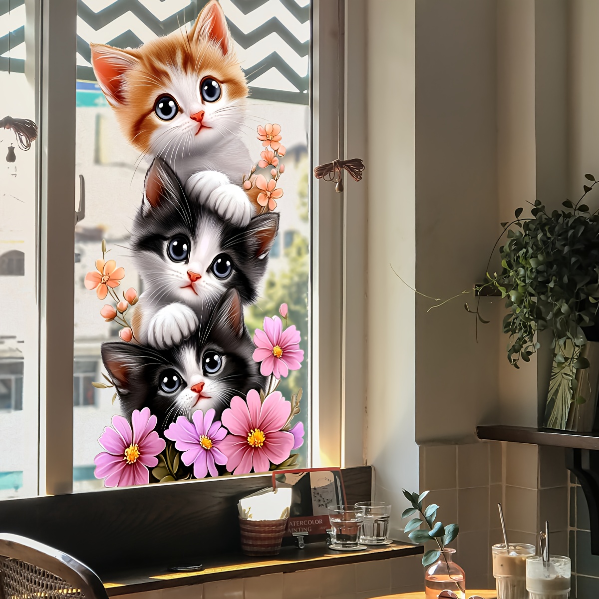 1 stuk schattig kitten Jenga v - Home One Bathroom recensie en prijs
